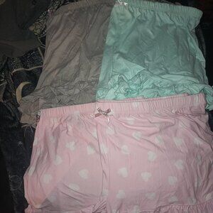 4pc set PJ Couture Pajama Shorts Size XL